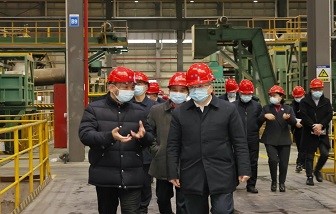 省委常委、常務(wù)副省長(zhǎng)徐文光到海亮有色智造工業(yè)園調(diào)研